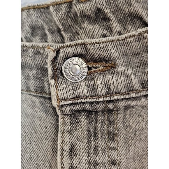 Vintage 80s Levi's Acid‎ Wash Jeans Orange Tab Size 36x29 White Wash Denim - Picture 7 of 9